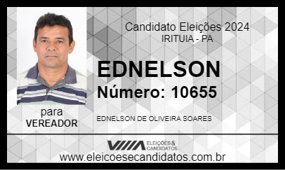 Candidato EDNELSON 2024 - IRITUIA - Eleições