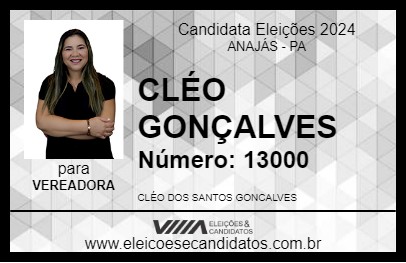 Candidato CLÉO GONÇALVES 2024 - ANAJÁS - Eleições