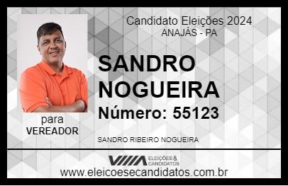 Candidato SANDRO NOGUEIRA 2024 - ANAJÁS - Eleições