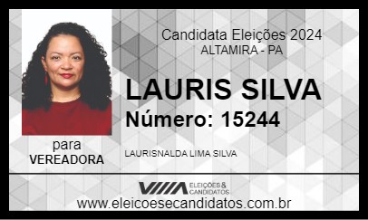 Candidato LAURIS SILVA 2024 - ALTAMIRA - Eleições