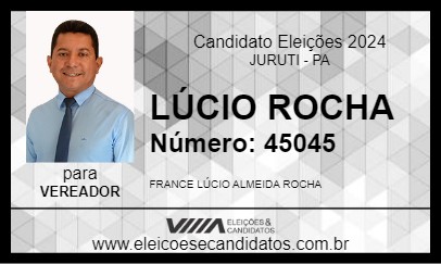 Candidato LÚCIO ROCHA 2024 - JURUTI - Eleições