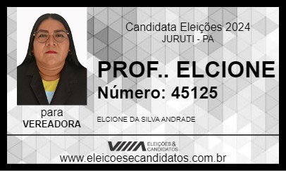 Candidato PROF.. ELCIONE 2024 - JURUTI - Eleições