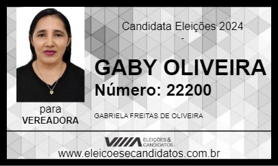 Candidato GABY OLIVEIRA 2024 - JURUTI - Eleições