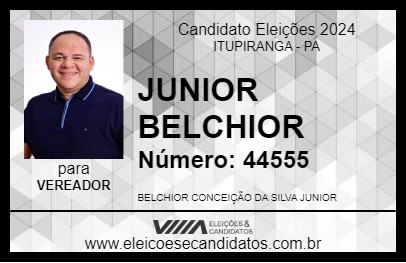 Candidato JUNIOR BELCHIOR 2024 - ITUPIRANGA - Eleições