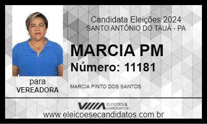 Candidato SGT. MARCIA 2024 - SANTO ANTÔNIO DO TAUÁ - Eleições