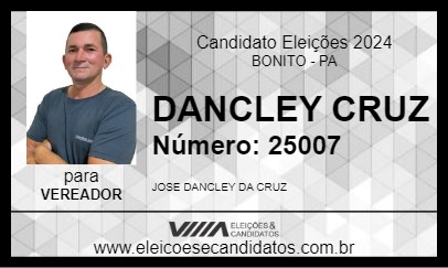 Candidato DANCLEY CRUZ 2024 - BONITO - Eleições