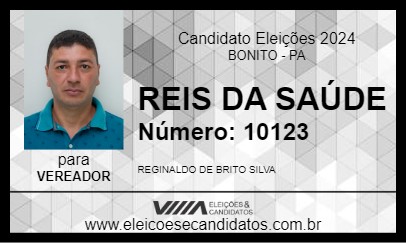 Candidato REIS DA SAÚDE 2024 - BONITO - Eleições