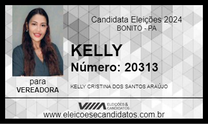 Candidato KELLY 2024 - BONITO - Eleições