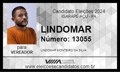 Candidato LINDOMAR 2024 - IGARAPÉ-AÇU - Eleições