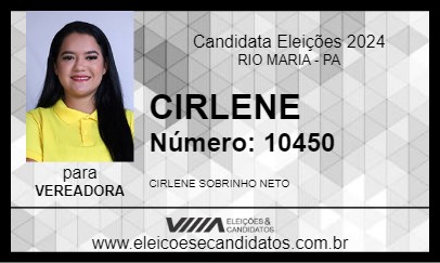 Candidato CIRLENE 2024 - RIO MARIA - Eleições