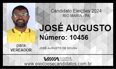 Candidato JOSÉ AUGUSTO 2024 - RIO MARIA - Eleições