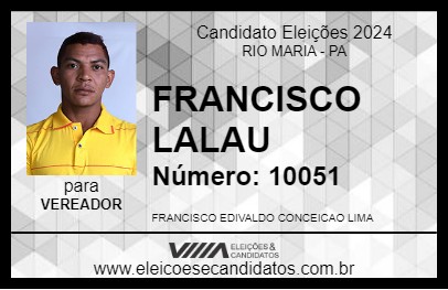 Candidato FRANCISCO CAWBOY 2024 - RIO MARIA - Eleições