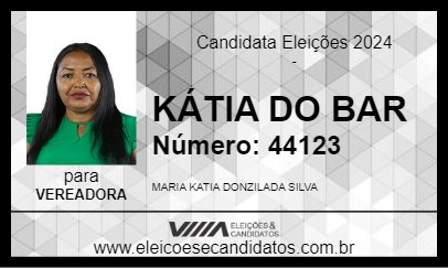 Candidato KÁTIA DO BAR 2024 - RONDON DO PARÁ - Eleições