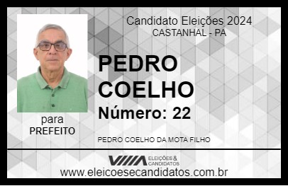 Candidato PEDRO COELHO 2024 - CASTANHAL - Eleições