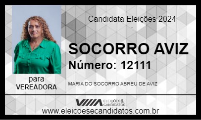 Candidato SOCORRO AVIZ 2024 - CASTANHAL - Eleições