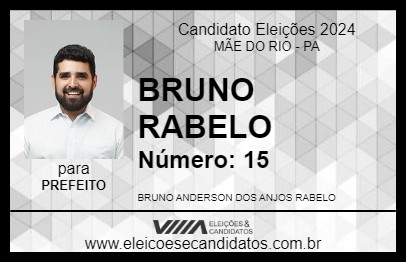 Candidato BRUNO RABELO 2024 - MÃE DO RIO - Eleições