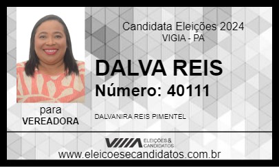 Candidato DALVA REIS 2024 - VIGIA - Eleições