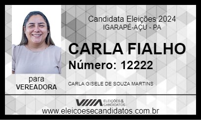 Candidato CARLA FIALHO 2024 - IGARAPÉ-AÇU - Eleições