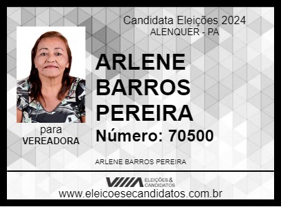 Candidato ARLENE BARROS PEREIRA 2024 - ALENQUER - Eleições