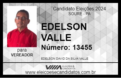 Candidato EDELSON VALLE 2024 - SOURE - Eleições