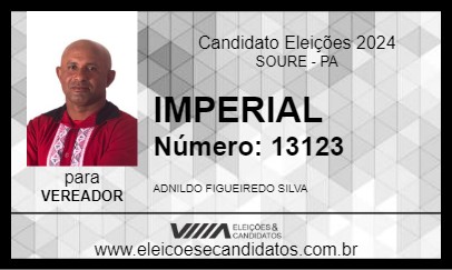 Candidato IMPERIAL 2024 - SOURE - Eleições