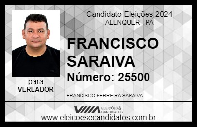 Candidato FRANCISCO SARAIVA 2024 - ALENQUER - Eleições