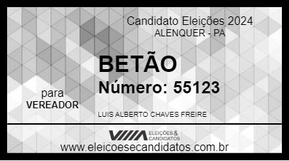 Candidato BETÃO 2024 - ALENQUER - Eleições