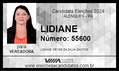 Candidato LIDIANE 2024 - ALENQUER - Eleições