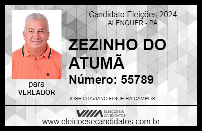 Candidato ZEZINHO DO ATUMÃ 2024 - ALENQUER - Eleições