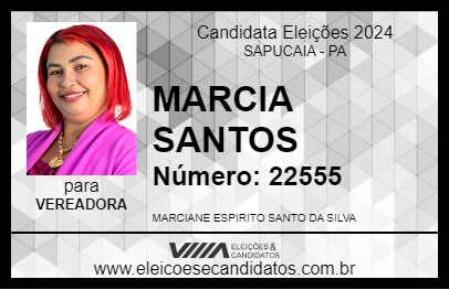 Candidato MARCIA SANTOS 2024 - SAPUCAIA - Eleições