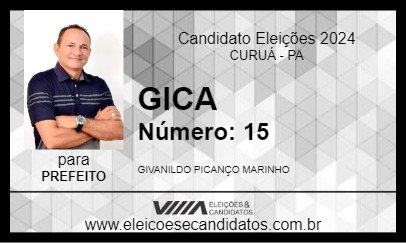 Candidato GICA 2024 - CURUÁ - Eleições