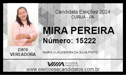 Candidato MIRA PEREIRA 2024 - CURUÁ - Eleições