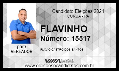 Candidato FLAVINHO 2024 - CURUÁ - Eleições