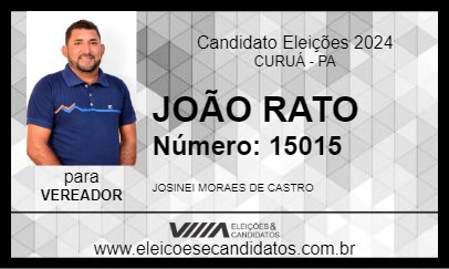 Candidato JOÃO RATO 2024 - CURUÁ - Eleições