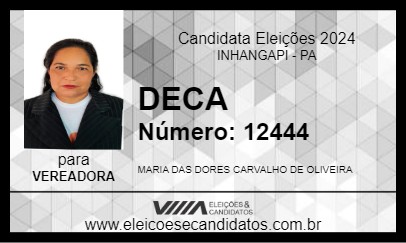 Candidato DECA 2024 - INHANGAPI - Eleições