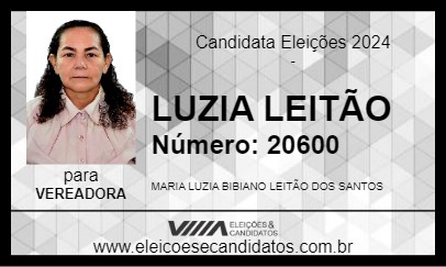 Candidato LUZIA LEITÃO 2024 - ALENQUER - Eleições