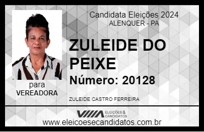 Candidato ZULEIDE DO PEIXE 2024 - ALENQUER - Eleições