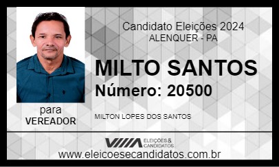 Candidato MILTO SANTOS 2024 - ALENQUER - Eleições