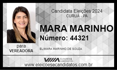 Candidato MARA MARINHO 2024 - CURUÁ - Eleições