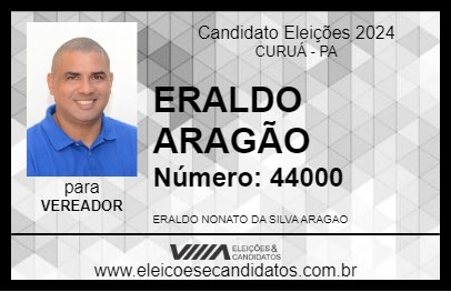 Candidato ERALDO ARAGÃO 2024 - CURUÁ - Eleições