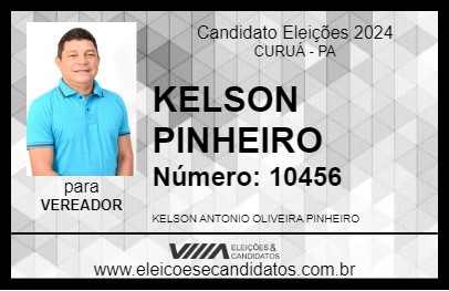 Candidato KELSON PINHEIRO 2024 - CURUÁ - Eleições