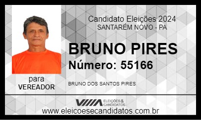 Candidato BRUNO PIRES 2024 - SANTARÉM NOVO - Eleições