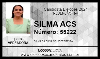 Candidato SILMA ACS 2024 - REDENÇÃO - Eleições