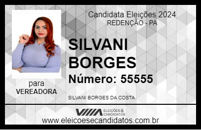 Candidato SILVANI BORGES 2024 - REDENÇÃO - Eleições