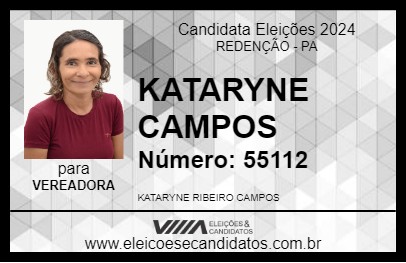 Candidato KATARYNE CAMPOS 2024 - REDENÇÃO - Eleições