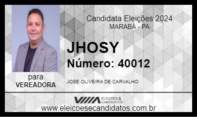 Candidato JHOSY 2024 - MARABÁ - Eleições