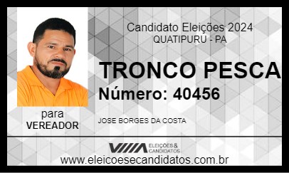 Candidato TRONCO PESCA 2024 - QUATIPURU - Eleições