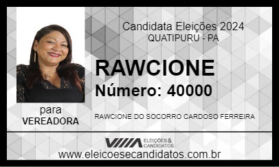 Candidato RAWCIONE  2024 - QUATIPURU - Eleições