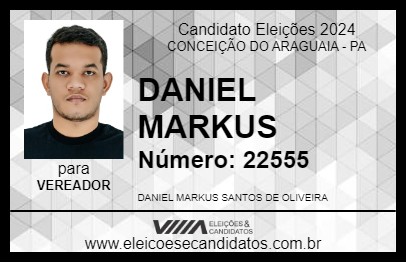 Candidato PASTOR DANIEL 2024 - CONCEIÇÃO DO ARAGUAIA - Eleições