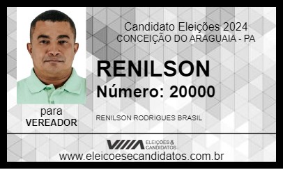 Candidato RENILSON 2024 - CONCEIÇÃO DO ARAGUAIA - Eleições